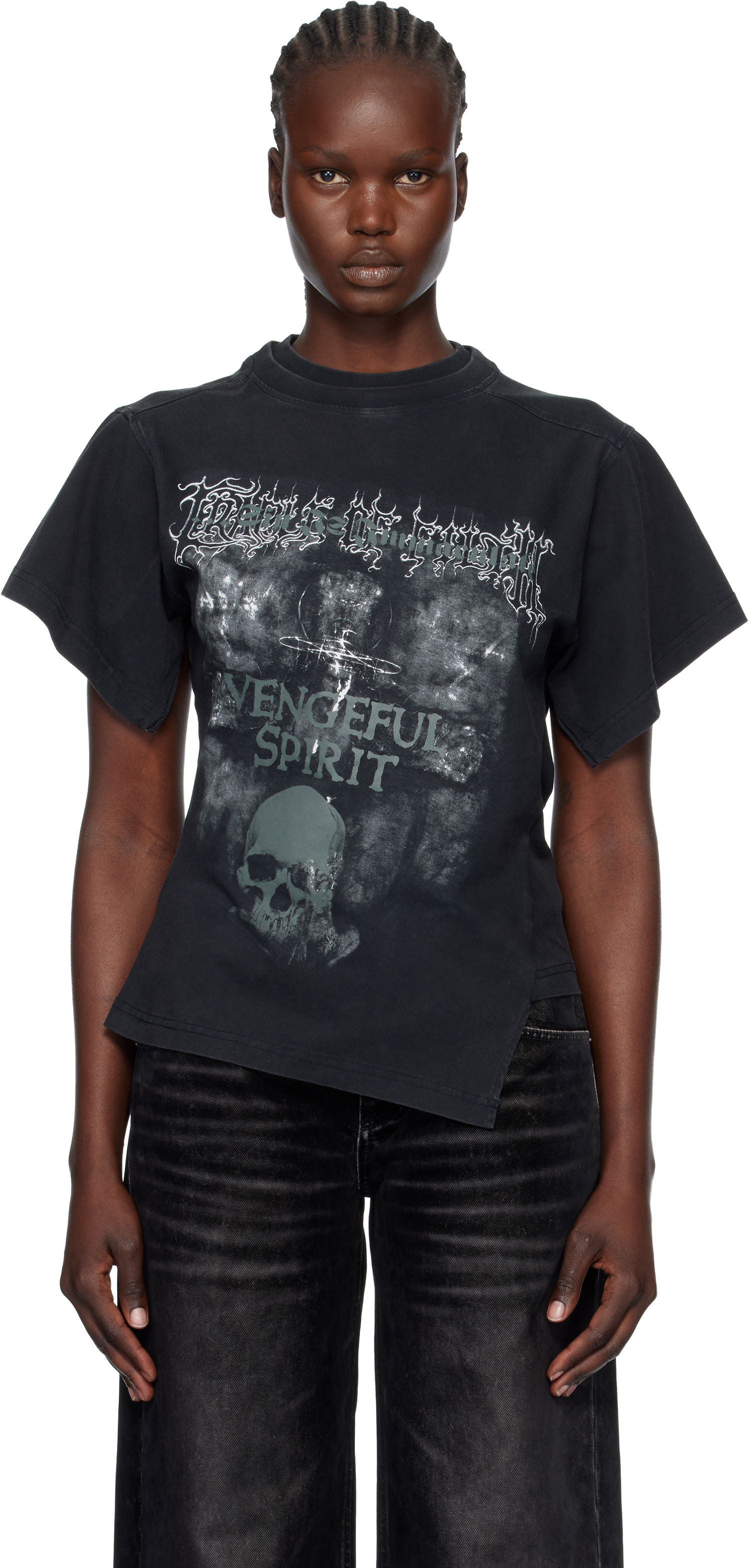 Тениска VETEMENTS Cradle of Filth Shifted Graphic T-shirt Черно | WCF76TR690M, 0