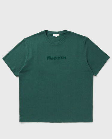 Тениска JW Anderson JW Anderson Logo Embroidery T-Shirt Зелено | JT0258-PG1510-591, 2