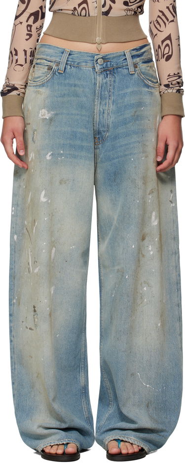 Дънки Acne Studios Acne Studios U Paint Splatter Jeans Синьо | C00091-, 0