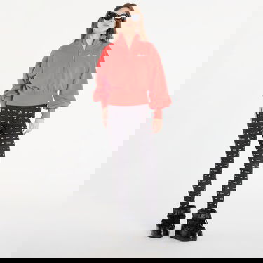 Суитчър adidas Performance adidas x Moonboot Cropped Half-Zip Tracksuit Top with Puffed Sleeves Червено | JM1100, 3