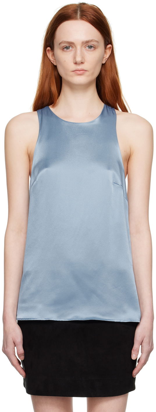 Потник Loulou de Saison Loulou de Saison Estor Silk Camisole Синьо | ESTOR, 0