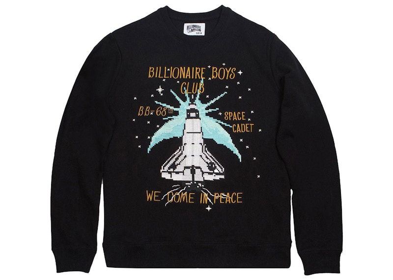 Пуловер BILLIONAIRE BOYS CLUB Billionaire Boys Club BB Shuttle Crew Sweater Черно | 8718312BLK, 0