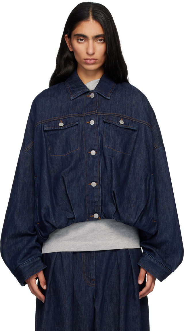 Dries Van Noten Oversized Lined Denim Jacket