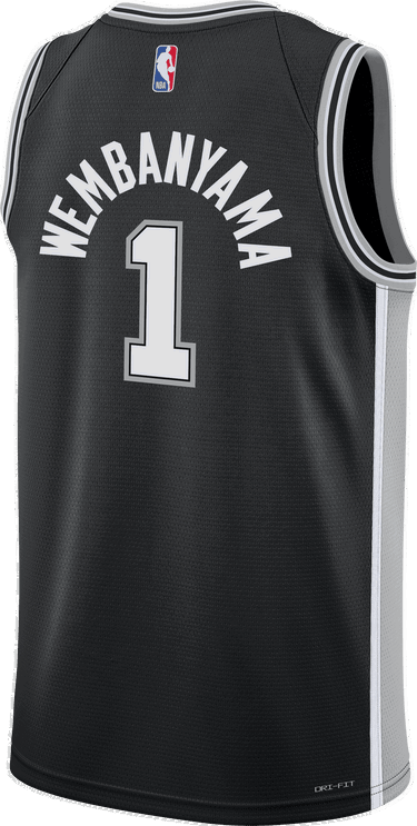 Фланелка Nike San Antonio Spurs NBA Wembanyam Victor Icon Edition Jersey Черно | ez2b7bx2p00-naw-spuvw-ez2b7bx2p00-naw-spuvw, 1