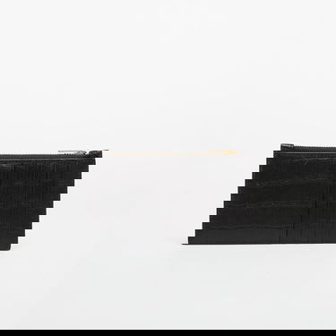 Портфейл CALVIN KLEIN Croc 6 Cc Cardcase Black Черно | LV04F1094G UB1, 1