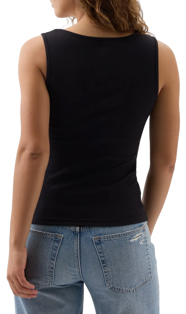 Потник GAP Ribbed Logo Tank Top Черно | 585421-07, 1