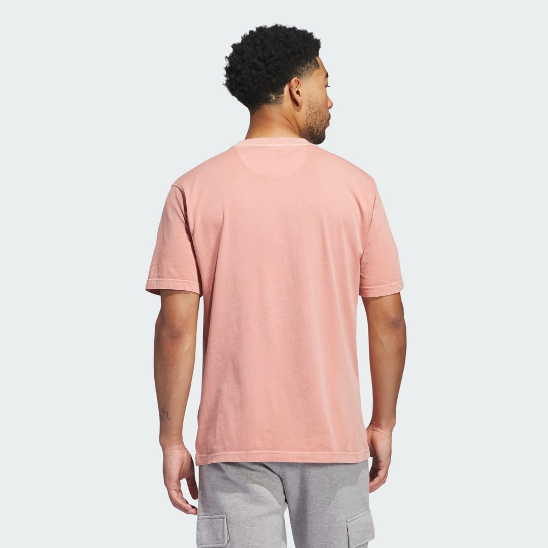 Тениска adidas Performance Essentials + Dye Pocket Tee Розово | IU2359, 1