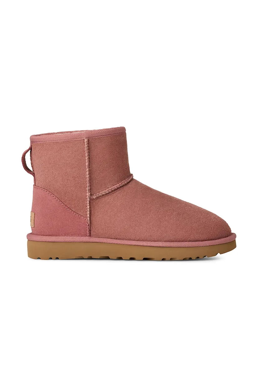 Кецове и обувки UGG Classic Mini II Suede Ankle Boot Розово | 1016222.PDW