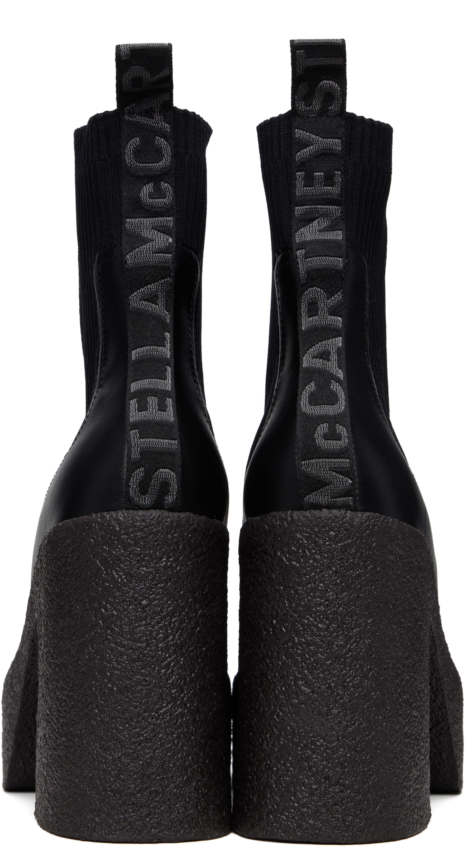 Чорапи Stella McCartney Stella McCartney Skyla Heeled Sock Chelsea Boots Черно | 810440APADE0, 1