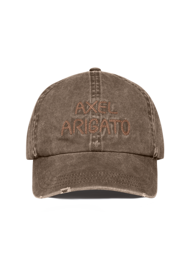 Шапка с козирка AXEL ARIGATO Distressed Chain Stitch Cap Кафяво | X3554001, 0