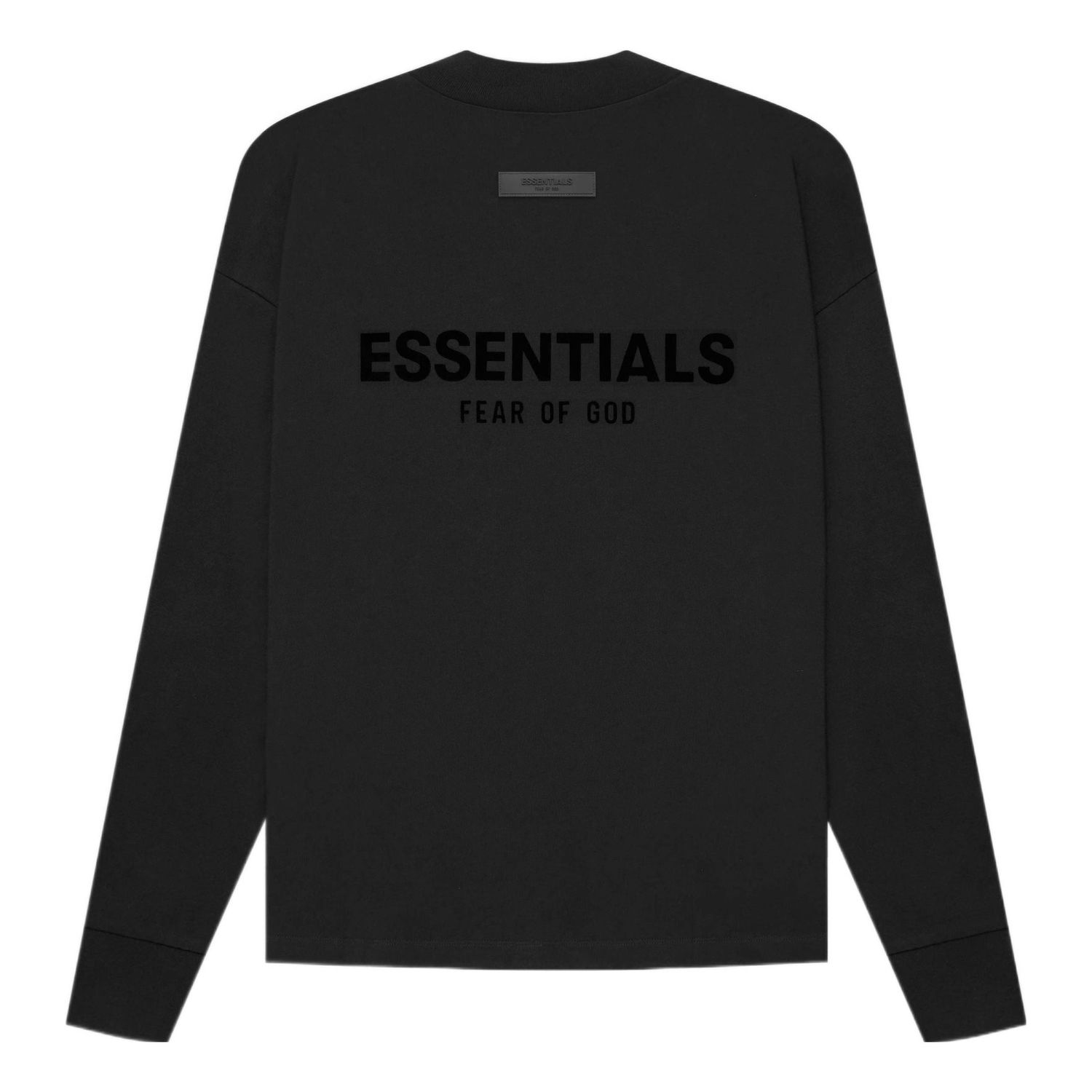 Суитчър Fear of God Essentials Long Sleeve Tee Черно | FOG-SS22-463, 0