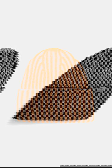 Аксесоари UGG CHUNKY Knitted Striped Wool Blend Hat and Fingerless Gloves Set Многоцветен | 103605, 1