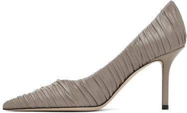 Кецове и обувки Jimmy Choo Jimmy Choo Love 85 Ruched Pumps Сиво | LOVE 85, 2