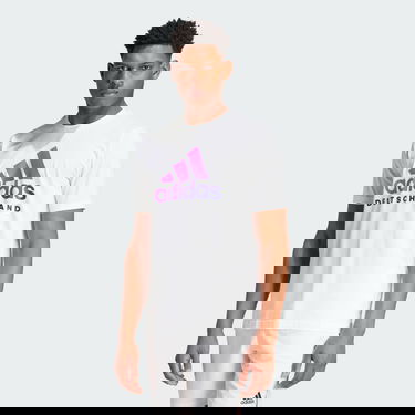 Тениска adidas Performance Germany DNA Graphic Бяло | IN6492, 3