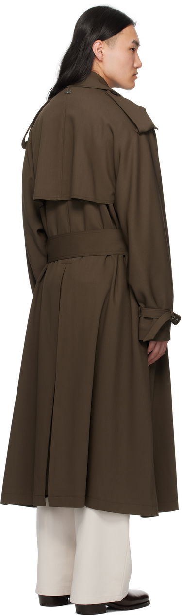 Тренчкот AMI AMI Paris Wool Trench Coat Зелено | HJK604.WV0067, 2