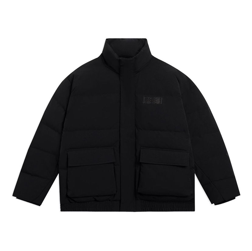 Пухо яке Li-Ning Counterflow Logo Down Jacket Черно | AYMS387-1