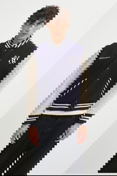 Яке бомбър Sporty & Rich Sporty & Rich Champions Wool Varsity Jacket Тъмно синьо | OW007623633BL111, 4