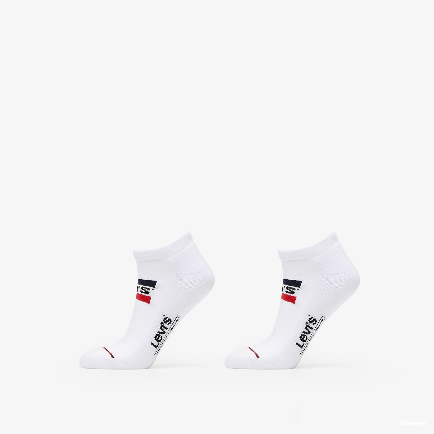 Чорапи Levi's Low Cut Sprtwr 2-pack Бяло | 37157-0737, 0