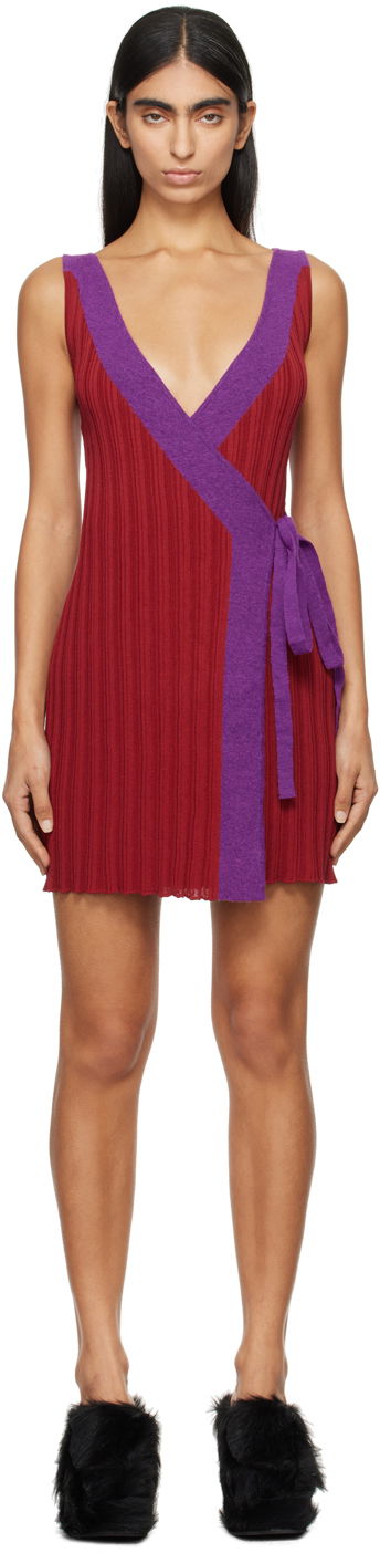 Pокля Eckhaus Latta Twyla Minidress Червено | 8085-EL-PF24-O -