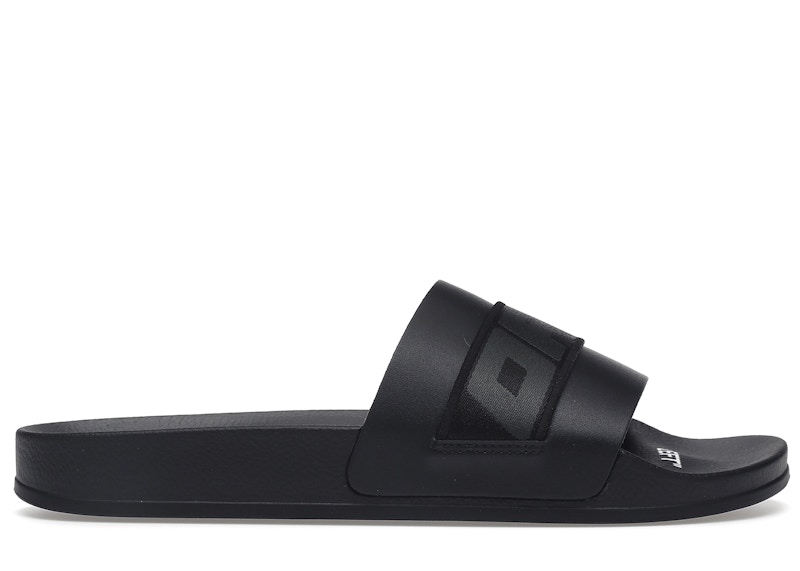 Кецове и обувки Off-White Industrial Slides Black Черно | OMIA088F21FAB0031010, 0