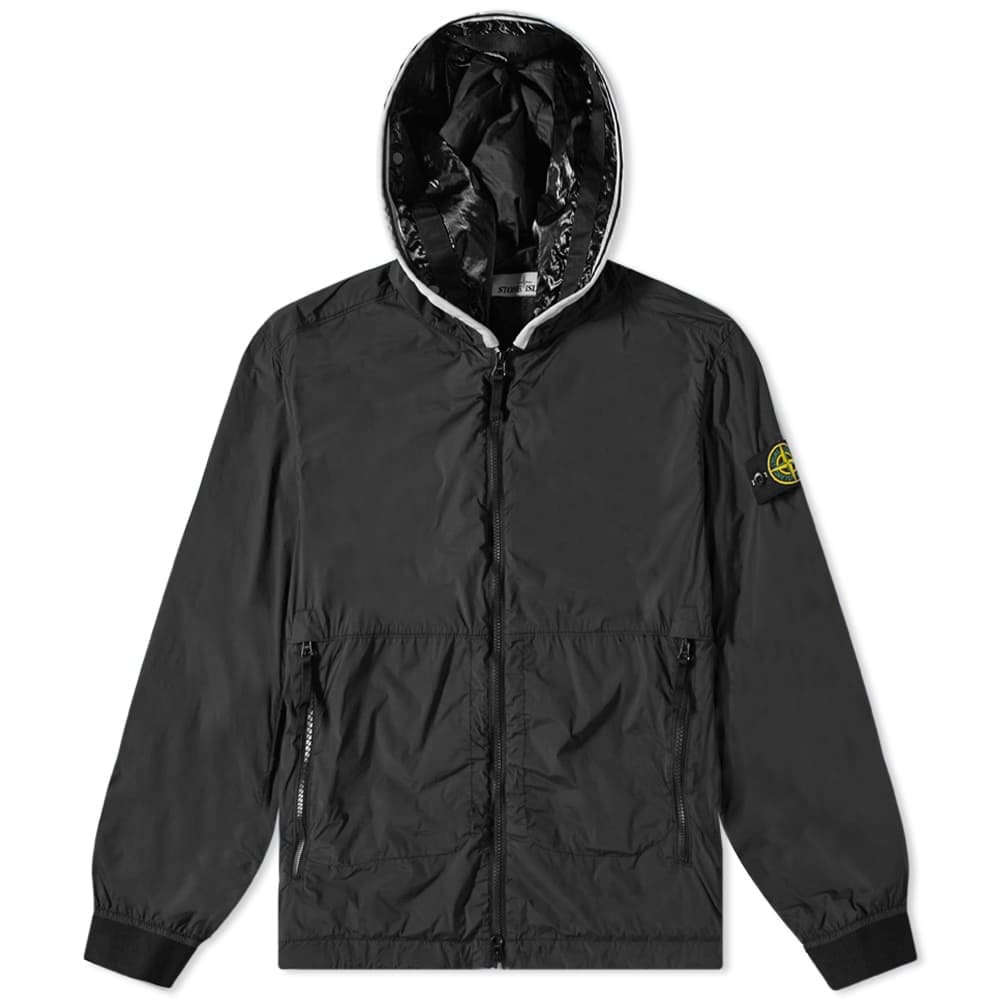 Яке Stone Island Nylon-Tc Hooded Jacket Черно | 761541131-V0029, 0
