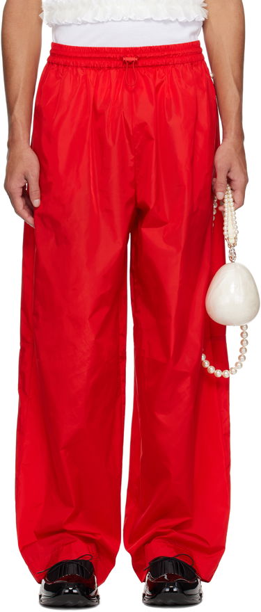 Спортни панталони Simone Rocha Simone Rocha Wide Leg Track Pants Червено | 4146D 1067, 0