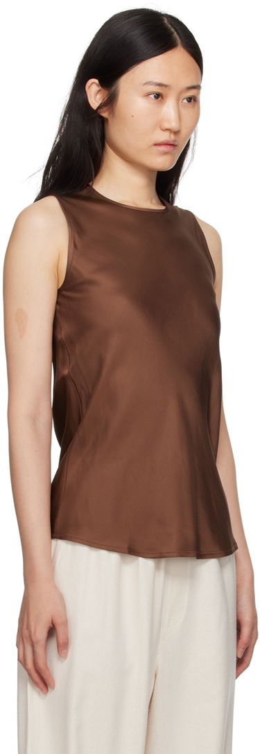 Потник Baserange Silk Tank Top Кафяво | TODYT-VI-SP24, 1