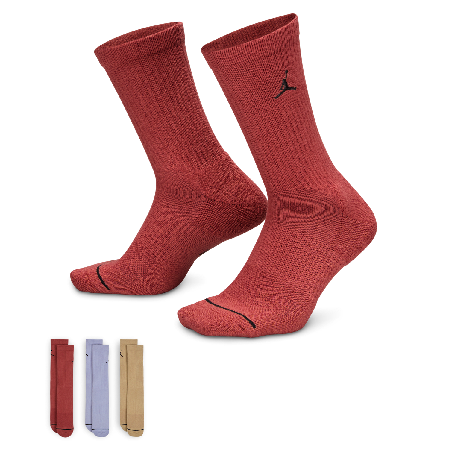 Чорапи Jordan Jordan Everyday Crew Socks (3 Pairs) Червено | DX9632-924, 0