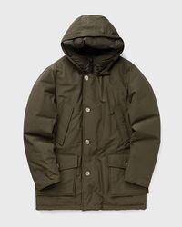 Arctic Parka with Button Closure and Attached Hood