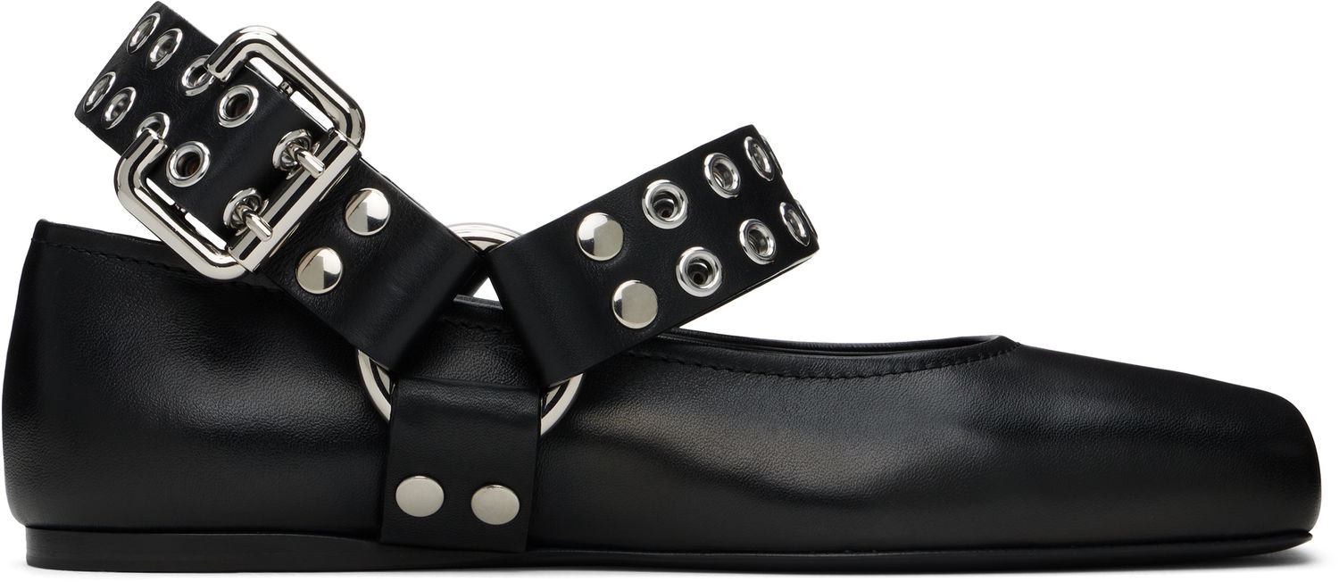 Кецове и обувки Alaïa ALAÏA Biker Ballerina Flats Черно | AA3A041CK290, 0