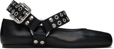Кецове и обувки Alaïa ALAÏA Biker Ballerina Flats Черно | AA3A041CK290, 0