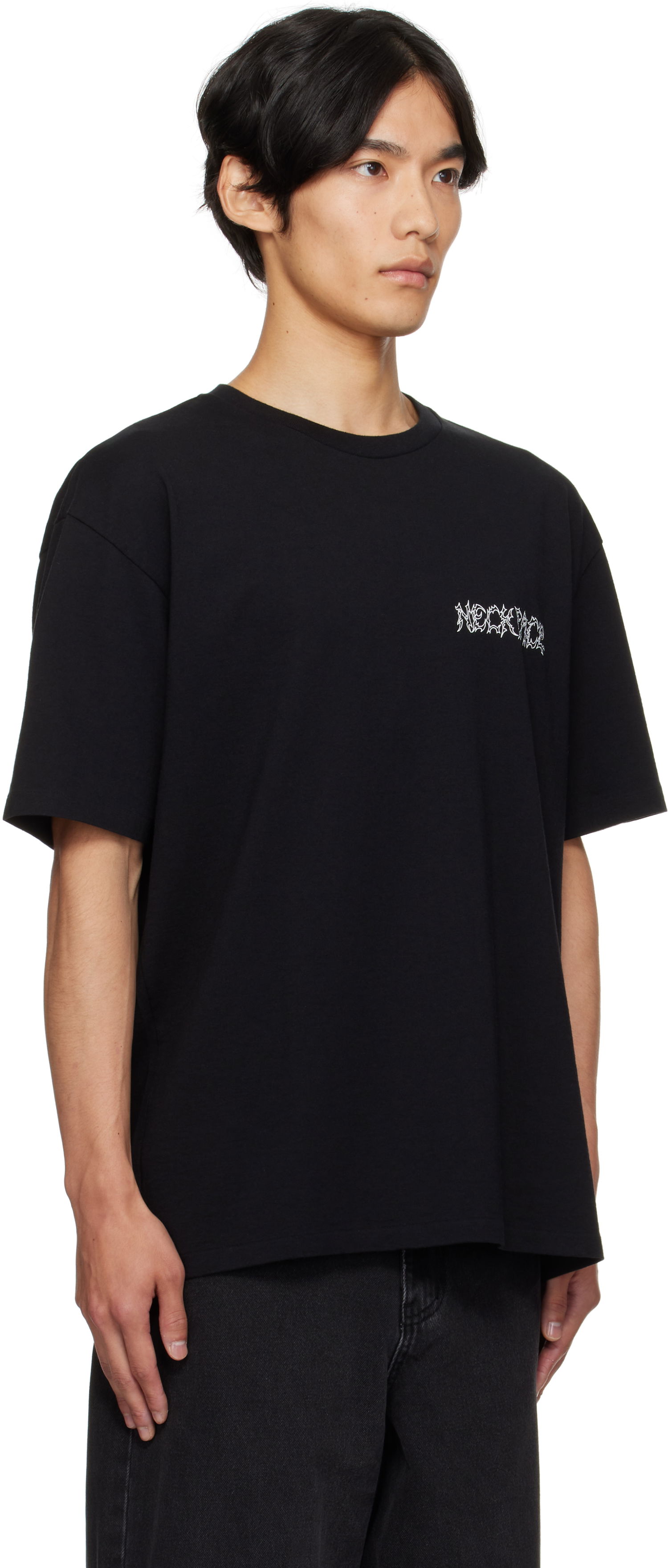 Тениска WACKO MARIA NECKFACE Edition Washed Heavy T-Shirt Черно | NECKFACE-WM-WT01, 1