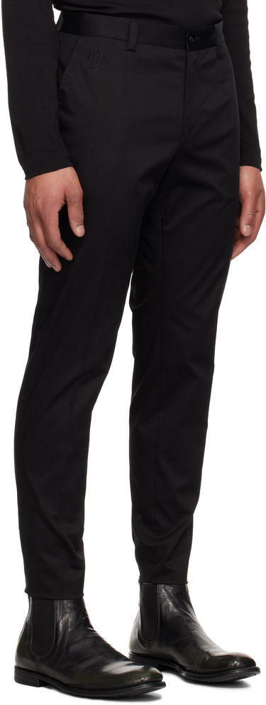 Панталони Dolce & Gabbana Dolce&Gabbana Twill Trousers Черно | GY6IEZGJ090, 1