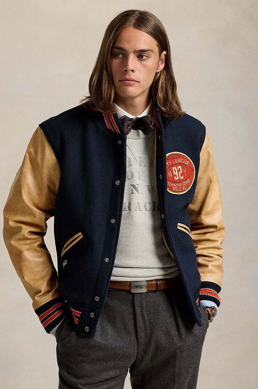 Яке бомбър Polo by Ralph Lauren Varsity Jacket Синьо | 710949941