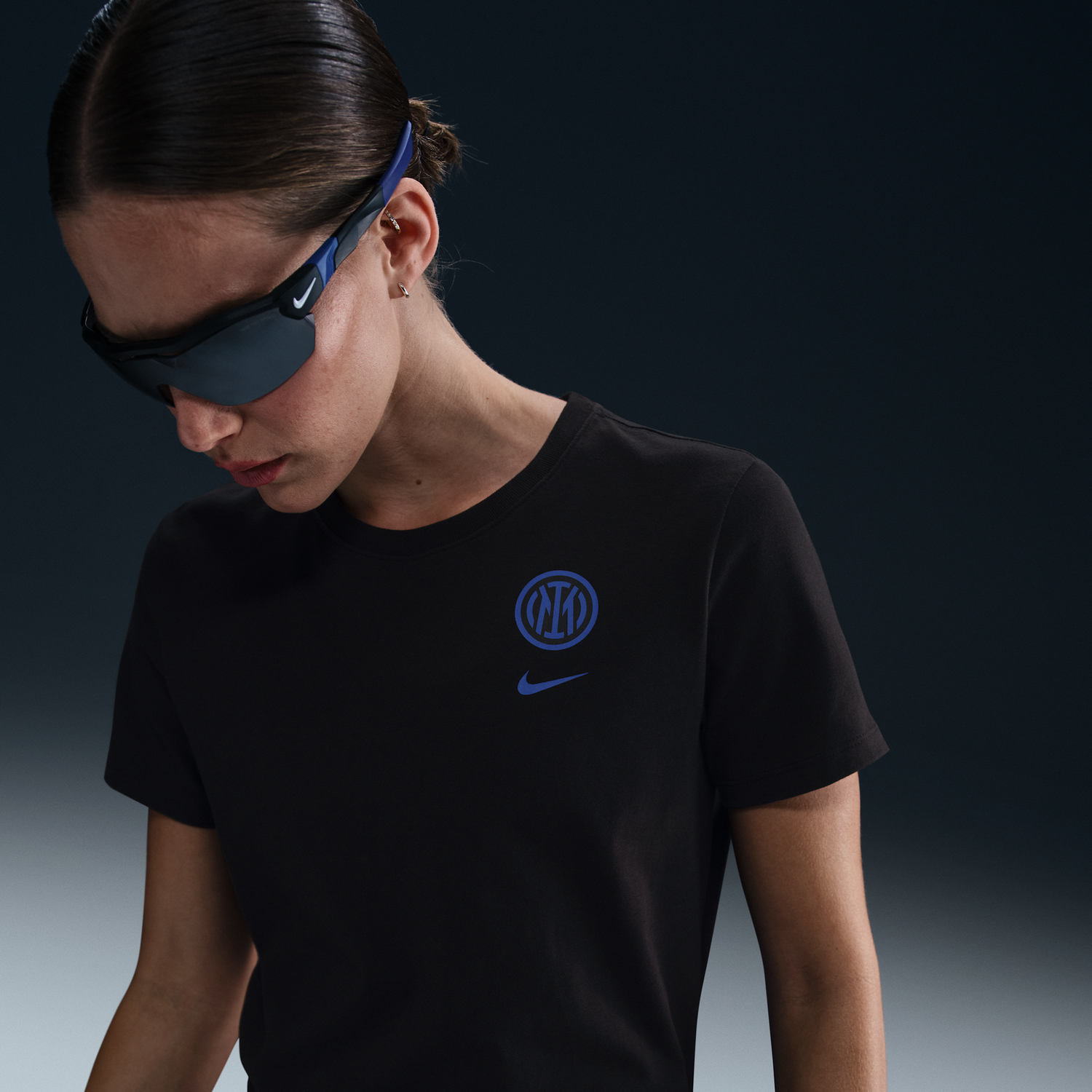Тениска Nike Inter Milan Supporter Football T-Shirt Черно | HQ1805-010, 1