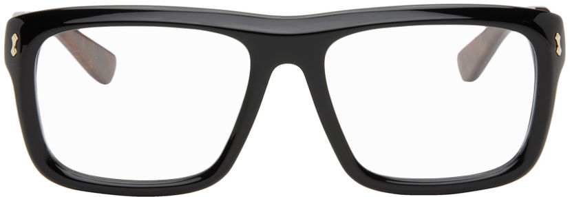 Облекло Gucci Rectangular Glasses Черно | GG1462O-001