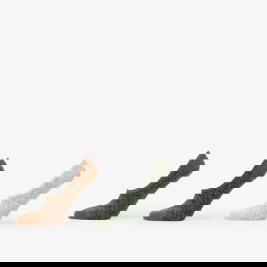 Чорапи Vans Fuego Canoodle Leopard Print No-Show Socks 3-Pack Зелено | VN000QBFEN61, 0