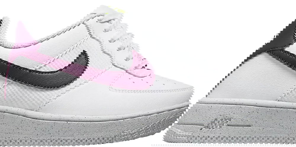 Кецове и обувки Nike Air Force 1 Low 'Crater Next Nature White Sangria' (GS) Бяло | DH8695-100, 0