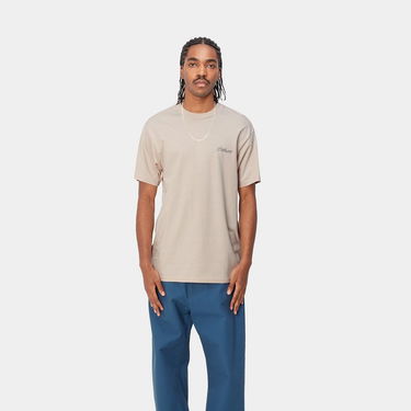 Тениска Carhartt WIP S/S Work & Play T-Shirt Бежово | I033264_1YC_XX, 1