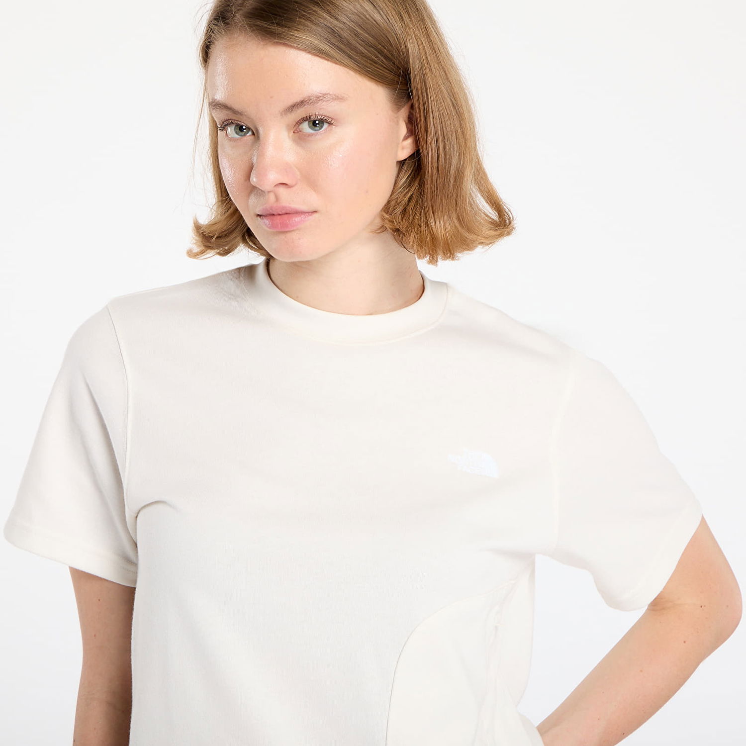 Тениска The North Face Women's Fabric Mix Short Sleeve T-Shirt Бяло | NF0A8CMAQLI1, 1