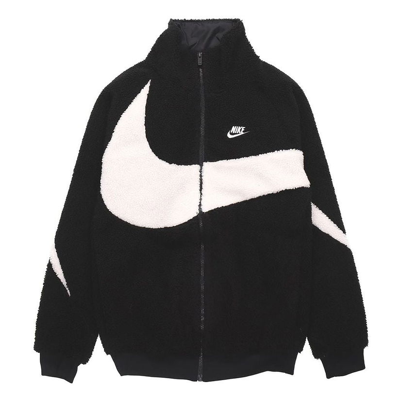 Яке бомбър Nike Big Swoosh Stand Collar Jacket Черно | DH2474-011