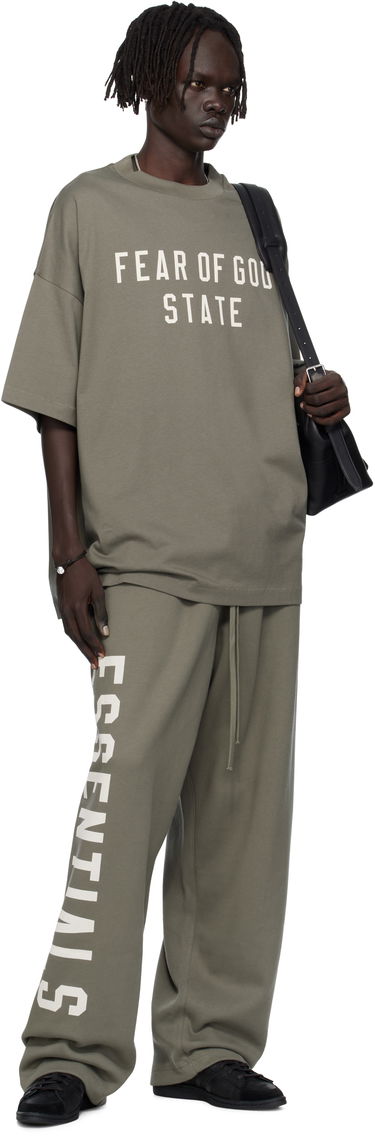 Тениска Fear of God Fear of God ESSENTIALS 90s Fit T-Shirt Зелено | 125SP254477F, 3