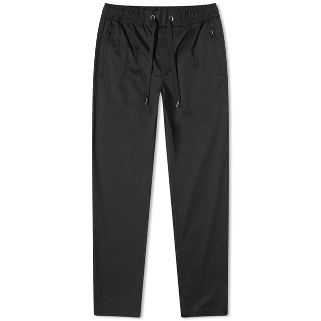 Elastic Waist Plate Pant Black