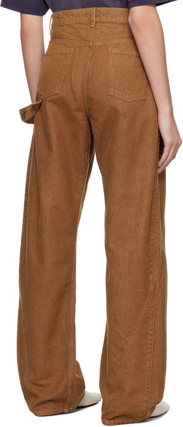 Дънки JW Anderson JW Anderson Twisted Workwear Jeans Кафяво | DT0115-PG1756, 2