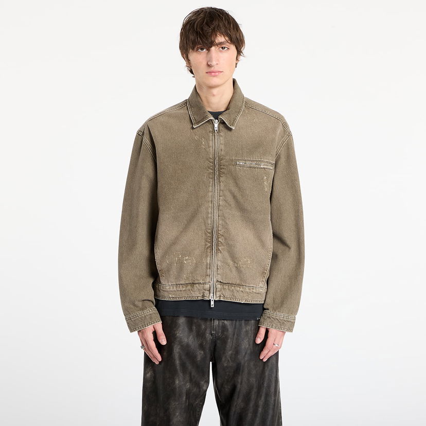 Яке Represent Clo REPRESENT Washed Collared Denim Jacket Кафяво | MLM100336-59