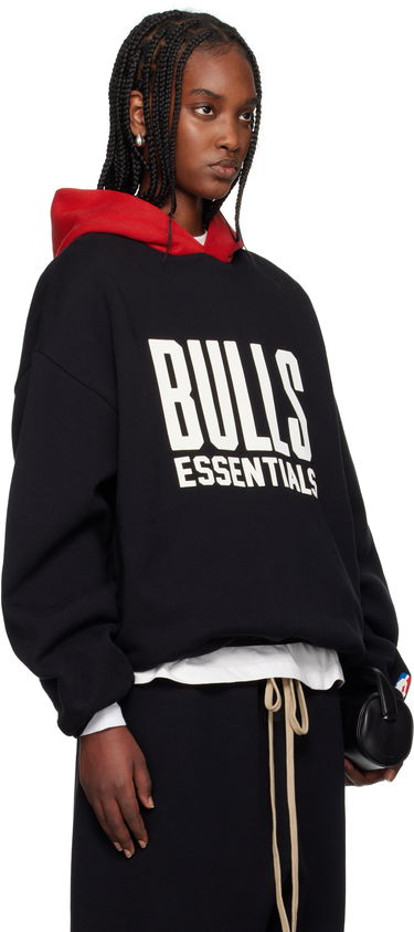 Суитчър Fear of God Fear of God ESSENTIALS NBA Bulls Pullover Hoodie Черно | 192AL246504F, 1