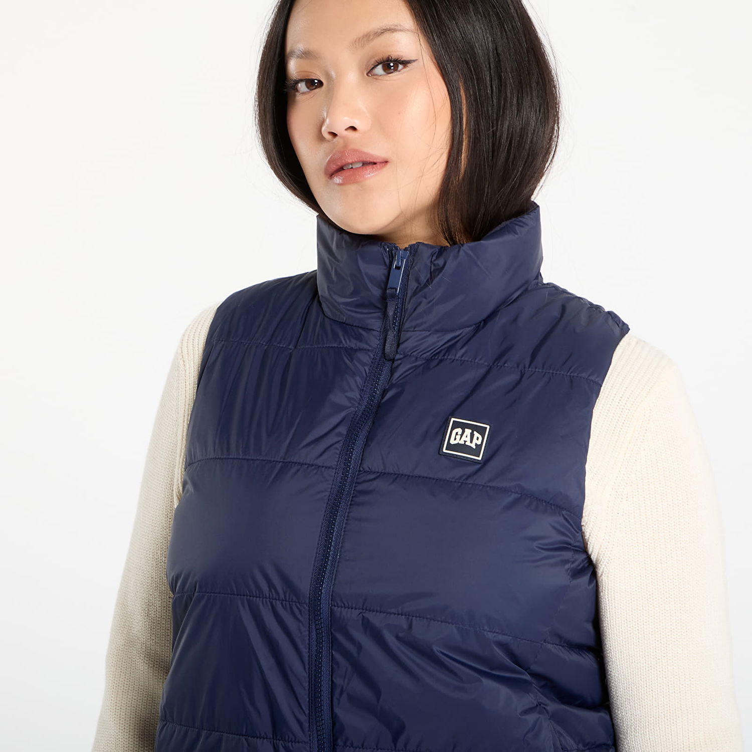 Жилетка GAP Coldcontrol Quilted Waterproof Vest Тъмно синьо | 791282-03, 1