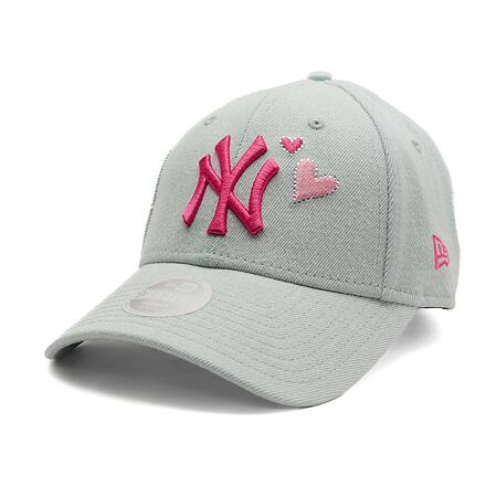 Шапка с козирка New Era 9FORTY MLB Denim Icon NY Yankees Adjustable Hat Сиво | 60595356, 0
