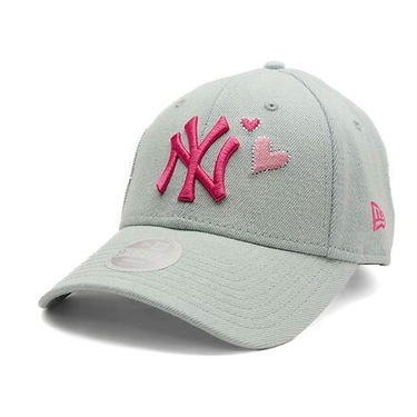 Шапка с козирка New Era 9FORTY MLB Denim Icon NY Yankees Adjustable Hat Сиво | 60595356, 0