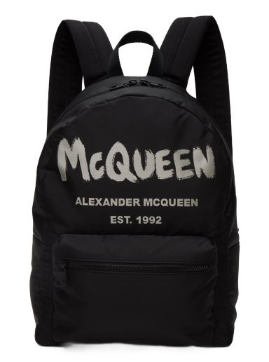 Раница Alexander McQueen Graffiti Metropolitan Черно | 6464571AABW